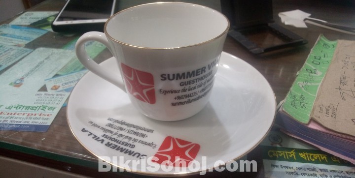 Ceramic Mug, Plate, Print With Customized Design